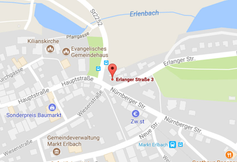 Erlanger Straße 3, 91459 Markt Erlbach, Deutschland